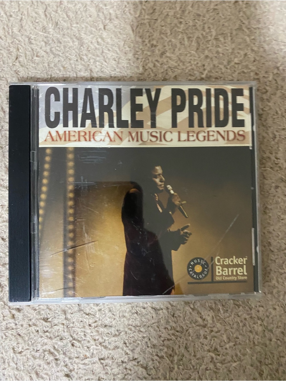 Cracker Barrel Charley Pride American Music Legends Brown & Gold CD